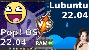 Pop! OS 22.04 vs Lubuntu 22.04: RAM