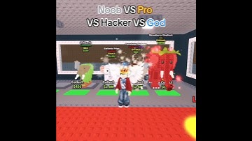 Noob vs Pro vs Hacker vs God – Who Wins? 💀🔥 #roblox #robloxshorts