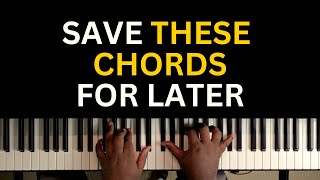 Play These Piano Chords to Sound Like a Pro | Piano Tutorial