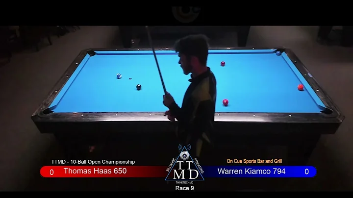 Thomas Haas vs Warren Kiamco: TTMD 10-Ball Open Ch...