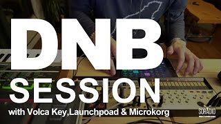 Drumnbass session with Korg Volca, Launchpad and Microkorg