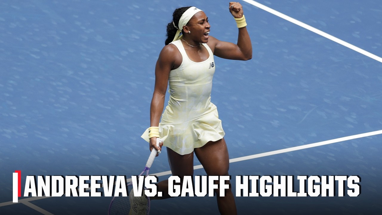 DOWN TO THE WIRE 😳 No. 5 Mirra Andreeva vs. No. 4 Coco Gauff | Full Game Highlights | US Open