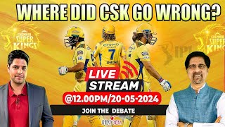 Where did CSK Go Wrong? |  Live with Cheeka & Ani | Join the Debate | IPL 2024