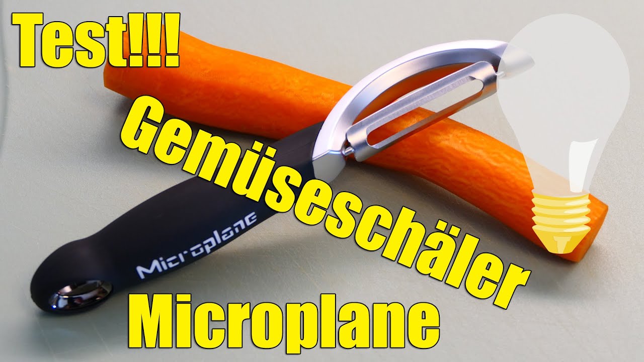 Microplane vegetable peeler unboxing test Professional Peeler experience 