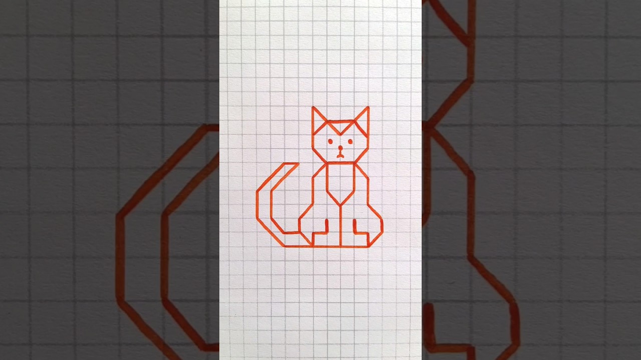 Simple Cat Drawing 