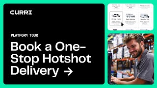 Platform Tour: How to Book a One-Stop Delivery