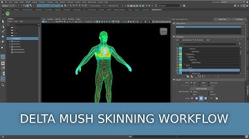 Delta mush skinning workflow for games