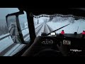 TORMENTA 🌨️ al VOLANTE DE CAMIÓN 🚛