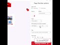 Adding Page Number in PDF File using ILovePDF