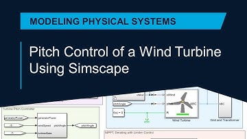 Pitch Control of a Wind Turbine Using Simscape Driveline and Simscape Electrical