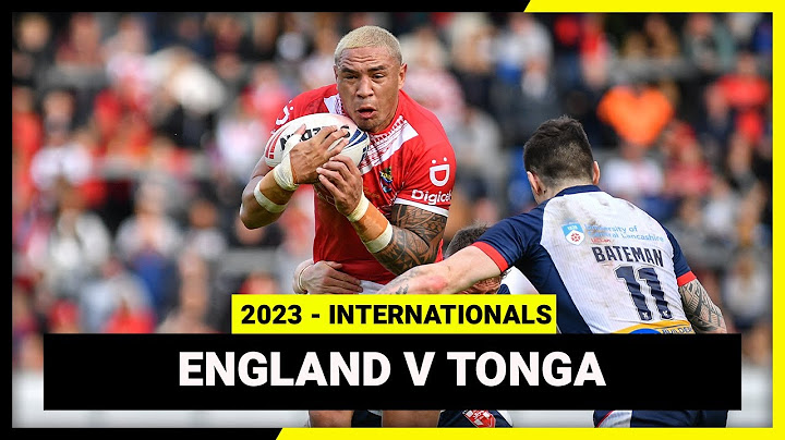 England v Tonga | Full Match Replay | International Rugby League | First Test | 2023