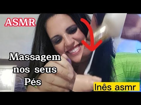 Asmr- massagem nos Pés até Você dormir + conversando suave