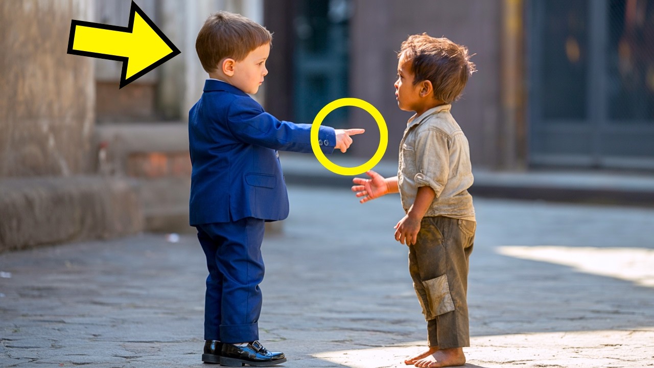 ¡ÉL ES MI HERMANO!  LE DICE SU HIJO A SU PAPÁ MILLONARIO AL VER A UN NIÑO DE LA CALLE…