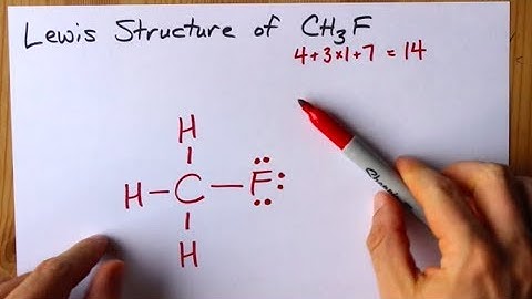 How to Draw the Lewis Structure of CH3F (fluoromethane)
