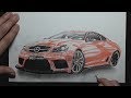 How to draw a car with a pencil, draw in stages.Как нарисовать машину карандашом, рисовать поэтапно