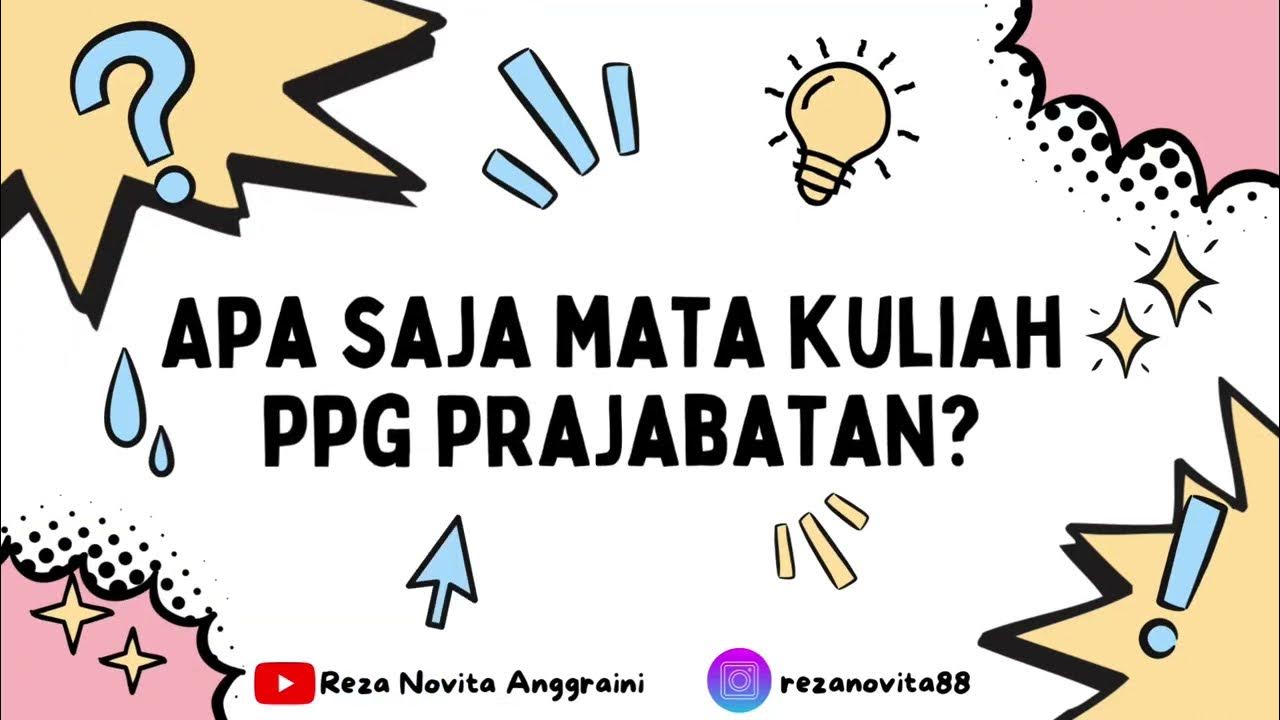 Tes Ppg Prajabatan Apa Saja
