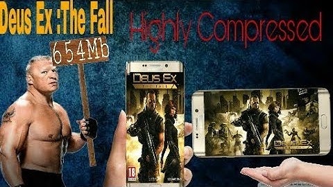 How to install Deus Ex The Fall Mod version free for Android devices BY GAMING WORLD
