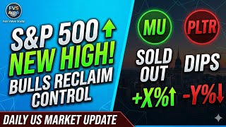 2026/05/05 S and P 500 Hits New Record High. Oil Prices Crash as Ceasefire Holds. Micron Surges #fin