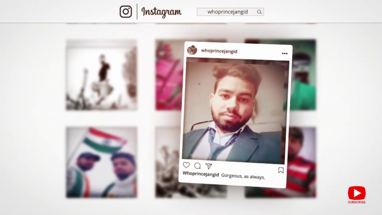 Instagram Profile promo | After effect Template | Make Instagram Profile Video