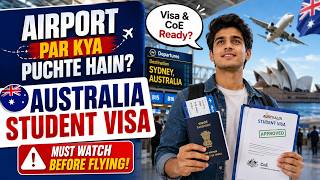 Australia Airport Interview Questions & Answers | Student Visa Guide 2026 | Must Watch Before Flying
