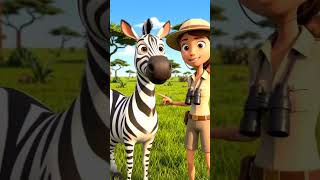 Who Is Zack the Zebra? 🦓 | Preschool Animal Discovery #kidsstories #shorts