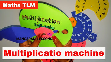 Maths Working Model | Maths Game For Students | Multiplication Table Wheel Math TLM |