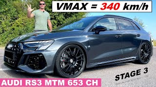 Essai Audi RS3 MTM 653 CH – Je prends plus de 300 km/h en RS3 !