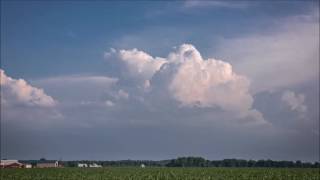 6/13/16 time lapse of towering cumulus