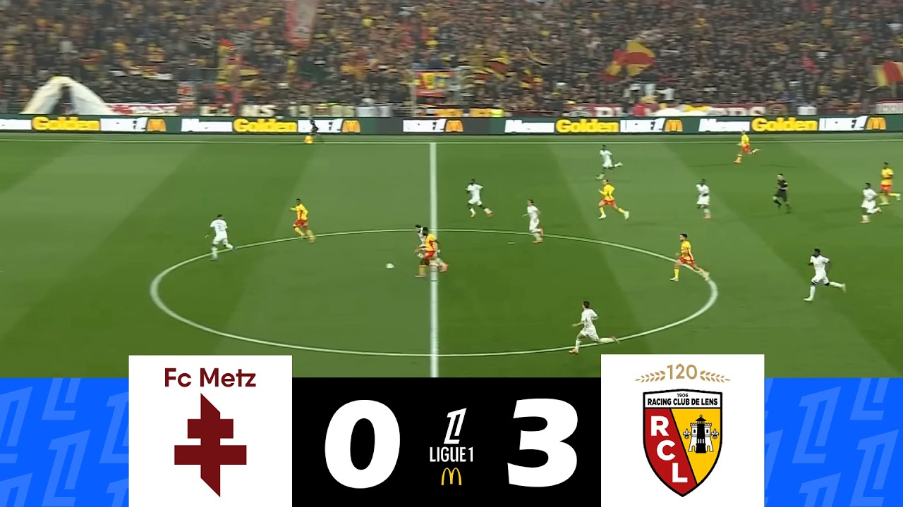 FC Metz contre RC Lens [0-3] | Ligue 1 2025/26 | Résumé du Match !