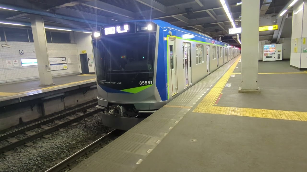 東武アーバンパークライン　普通船橋行き　東武80050系81151編成　新鎌ヶ谷駅にて