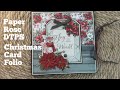 Christmas Tree Farm Trifold Card Folio | Paper Rose Design Team Project Share