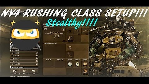 Infinite Warfare: NV4 Rushing Class Setup! My Absolute Favorite Go To Now!
