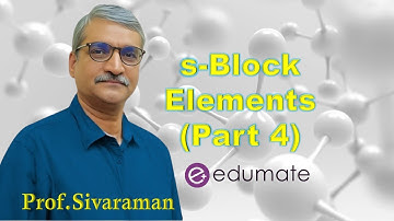 STD 11 CHEMISTRY s-Block Elements Part 4