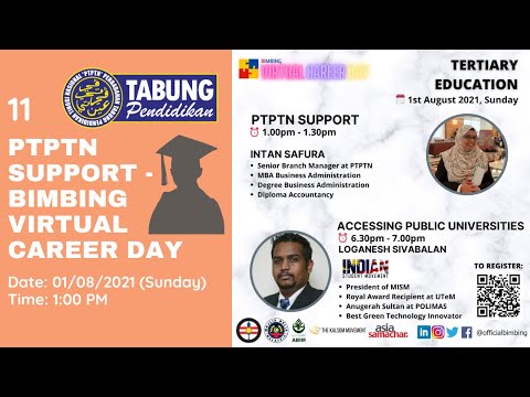 PTPTN Support - BIMBING Virtual Career Day (Day 2)