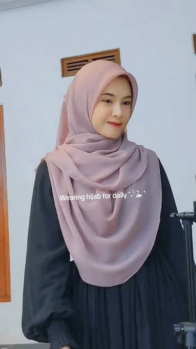Wearing hijab for daily #shorts #hijabstyle
