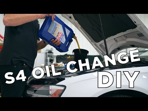 Audi S4 Oil Change DIY (B8 Chassis // 2010-2016)