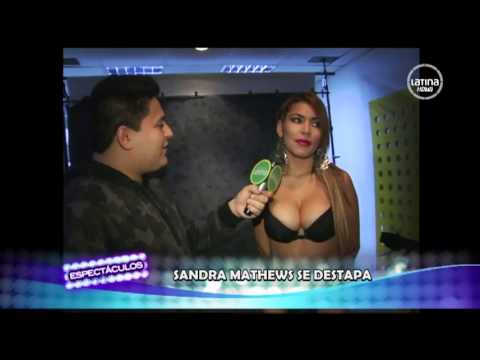 Sandra Mathews se destapa en sexy sesión de fotos