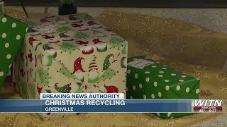 Greenville Public Works advises residents not to recycle wrapping paper