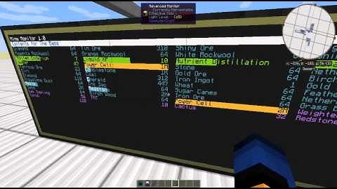 Base monitor - LUA Script for ComputerCraft