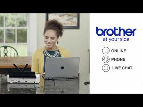 Brother ADS-1200 Easy-to-Use, Compact, Portable Desktop Scanner for Home, Office or On-the -Go Use