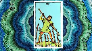 Seven of Wands Card Symbolism in the  Rider Waite Smith Tarot Deck