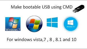 How To Make A Windows 10 Bootable USB without any software using cmd (command).