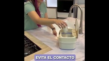 🔴Papelera Caneca Plegable Automática