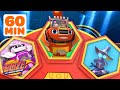 Spin the Robot Blaze Wheel #25 w/ AJ &amp; Starla! 👾 | Blaze and the Monster Machines