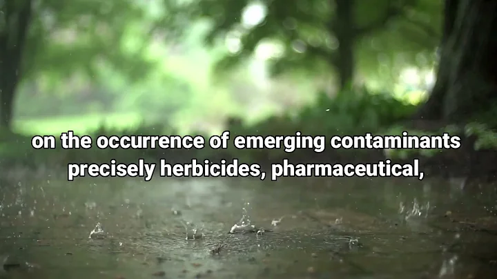 An Overview of Emerging Contaminants in Water Sources