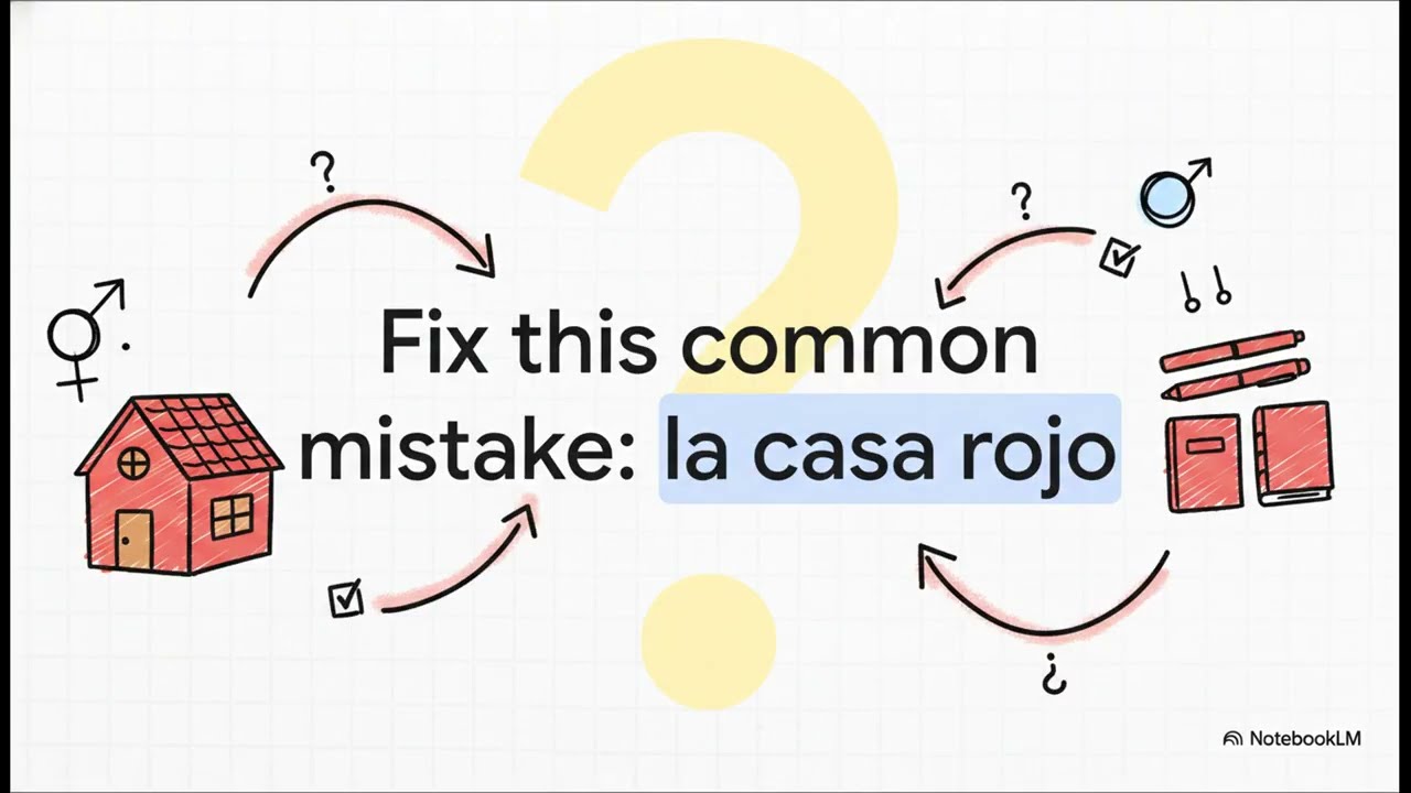 🇪🇸📘Learn Spanish Lesson 1.3: Adjective Agreement Basics