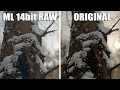 Magic lantern 14-bit RAW vs original canon 5d mark ii video