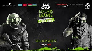 Gorilla Esports League. CSGO. 1 стадия группового этапа. Группы O и P