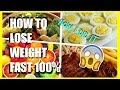 LOSE WEIGHT FAST- THE DIET THAT WORKS 100%- AND HOW I LOST WEIGHT+MEAL PLAN