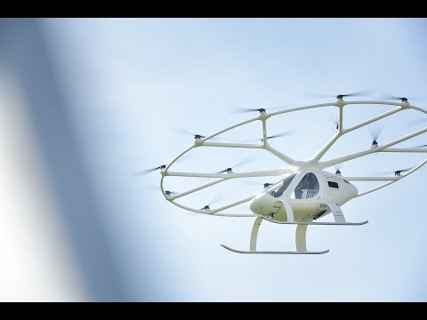 Volocopter fliegt über Stuttgart